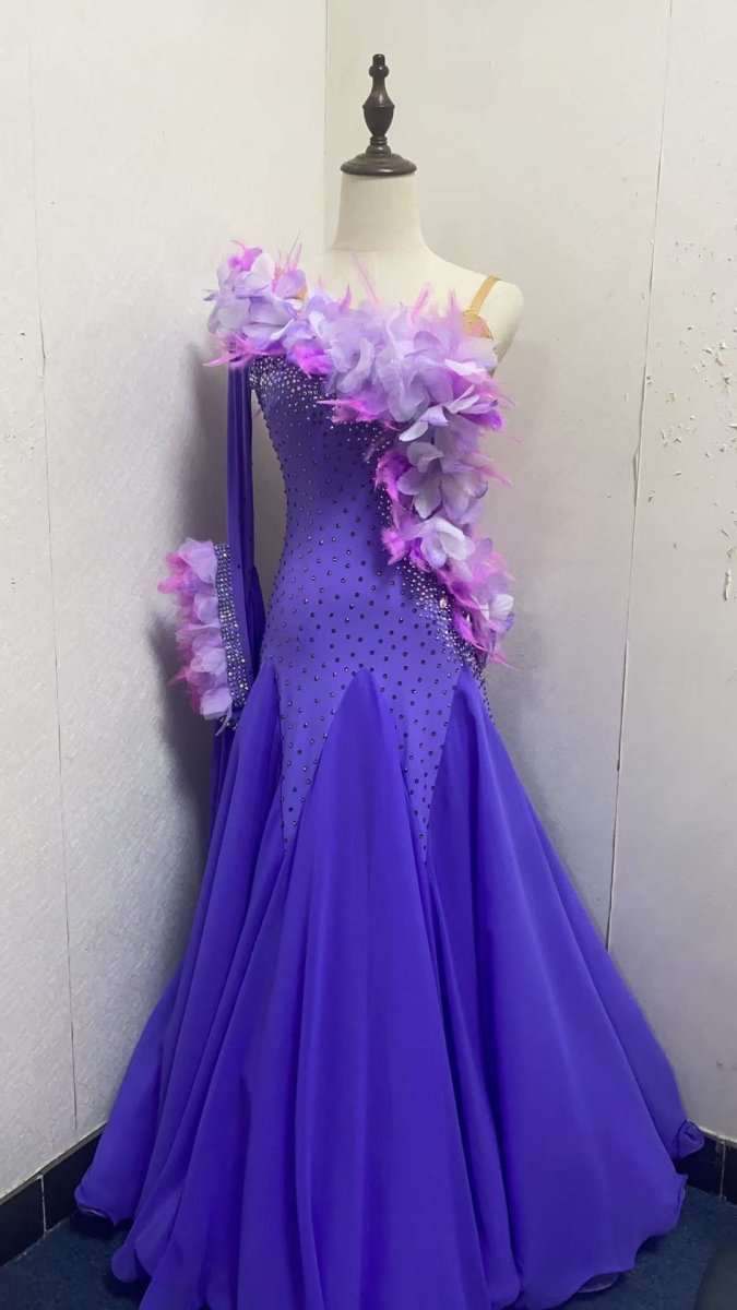 画像1: 社交ダンス モダンドレス 3211タイプ (1)