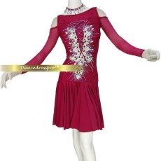 画像1: ラテンドレスMサイズ　ドレス丈約92cm (1)