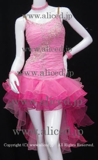 ピンク（ラテン） - 社交ダンス ドレスのアリス