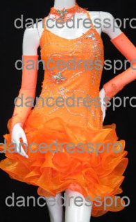 社交ダンスラテンドレス オレンジ 楽天市場】【翌営業日発送】L オレンジ 社交ダンス ラテンドレス 練習