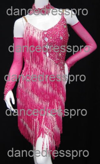 ピンクの社交ダンスラテンドレス 装飾付き 楽天市場】社交ダンス衣装 社交ダンス ドレス ラテンドレス 社交