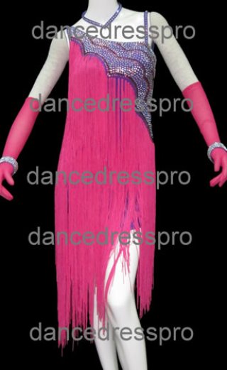 ピンク（ラテン） - 社交ダンス ドレスのアリス