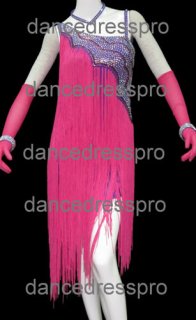 ピンク（ラテン） - 社交ダンス ドレスのアリス