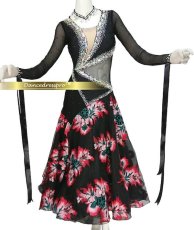 画像1: 社交ダンス モダンドレス 3136タイプ (1)