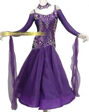 画像1: 社交ダンス モダンドレス 3137タイプ (1)