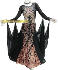 画像1: 社交ダンス モダンドレス 3139タイプ (1)