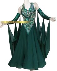 画像1: 社交ダンス モダンドレス 3142タイプ (1)