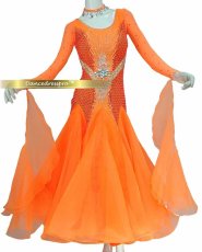 画像1: 社交ダンス モダンドレス 3143タイプ (1)