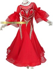 画像1: 社交ダンス モダンドレス 3158タイプ (1)