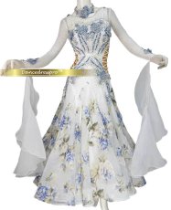 画像1: 社交ダンス モダンドレス 3161タイプ (1)