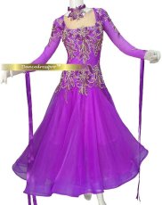 画像1: 社交ダンス モダンドレス 3166タイプ (1)