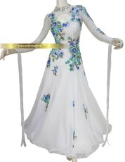 画像1: 社交ダンス モダンドレス 3170タイプ (1)