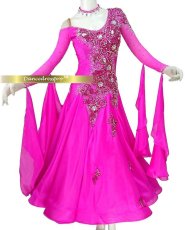 画像1: 社交ダンス モダンドレス 3182タイプ (1)