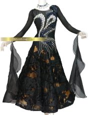 画像1: 社交ダンス モダンドレス 3186タイプ (1)