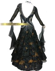 画像2: 社交ダンス モダンドレス 3186タイプ (2)