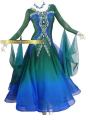 画像1: 社交ダンス モダンドレス 3190タイプ (1)