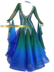 画像2: 社交ダンス モダンドレス 3190タイプ (2)