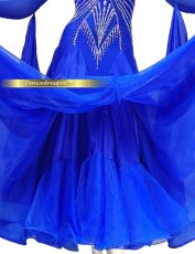 画像5: 社交ダンス モダンドレス 3194タイプ【パールシルク使用】 (5)