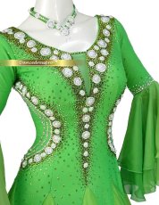 画像3: 社交ダンス モダンドレス 3196タイプ (3)