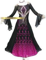 画像1: 社交ダンス モダンドレス 3199タイプ (1)