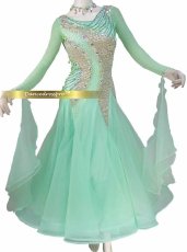 画像1: 社交ダンス モダンドレス 3206タイプ (1)