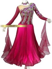 画像1: 社交ダンス モダンドレス 3208タイプ (1)