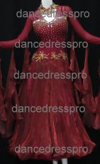 画像1: 社交ダンス モダンドレス2186タイプ (1)