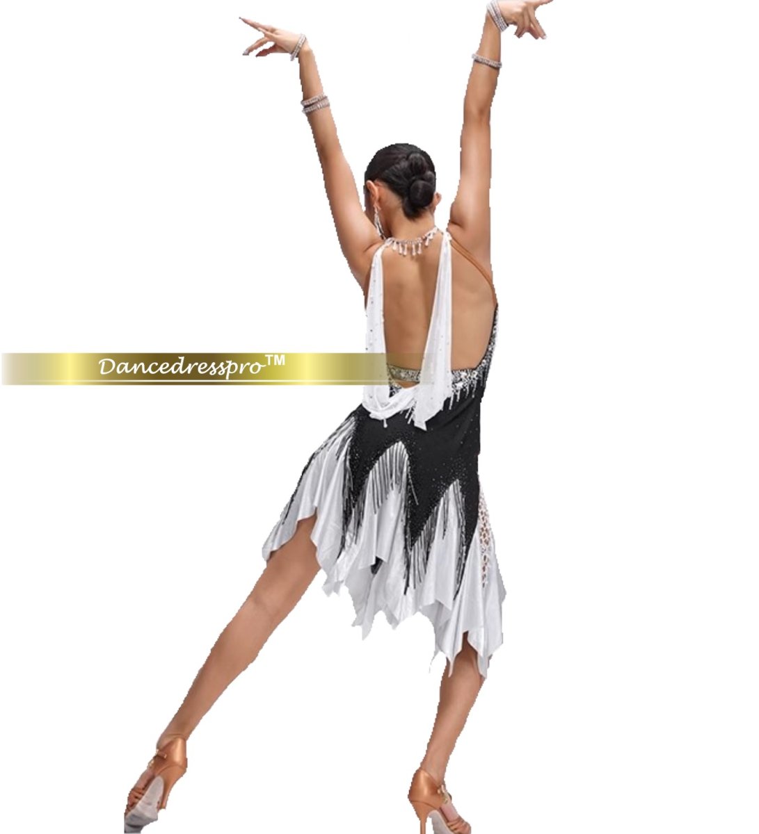 画像2: 社交ダンス ラテンドレス 3247タイプ (2)