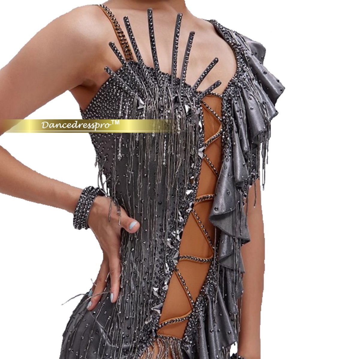 画像3: 社交ダンス ラテンドレス 3248タイプ (3)