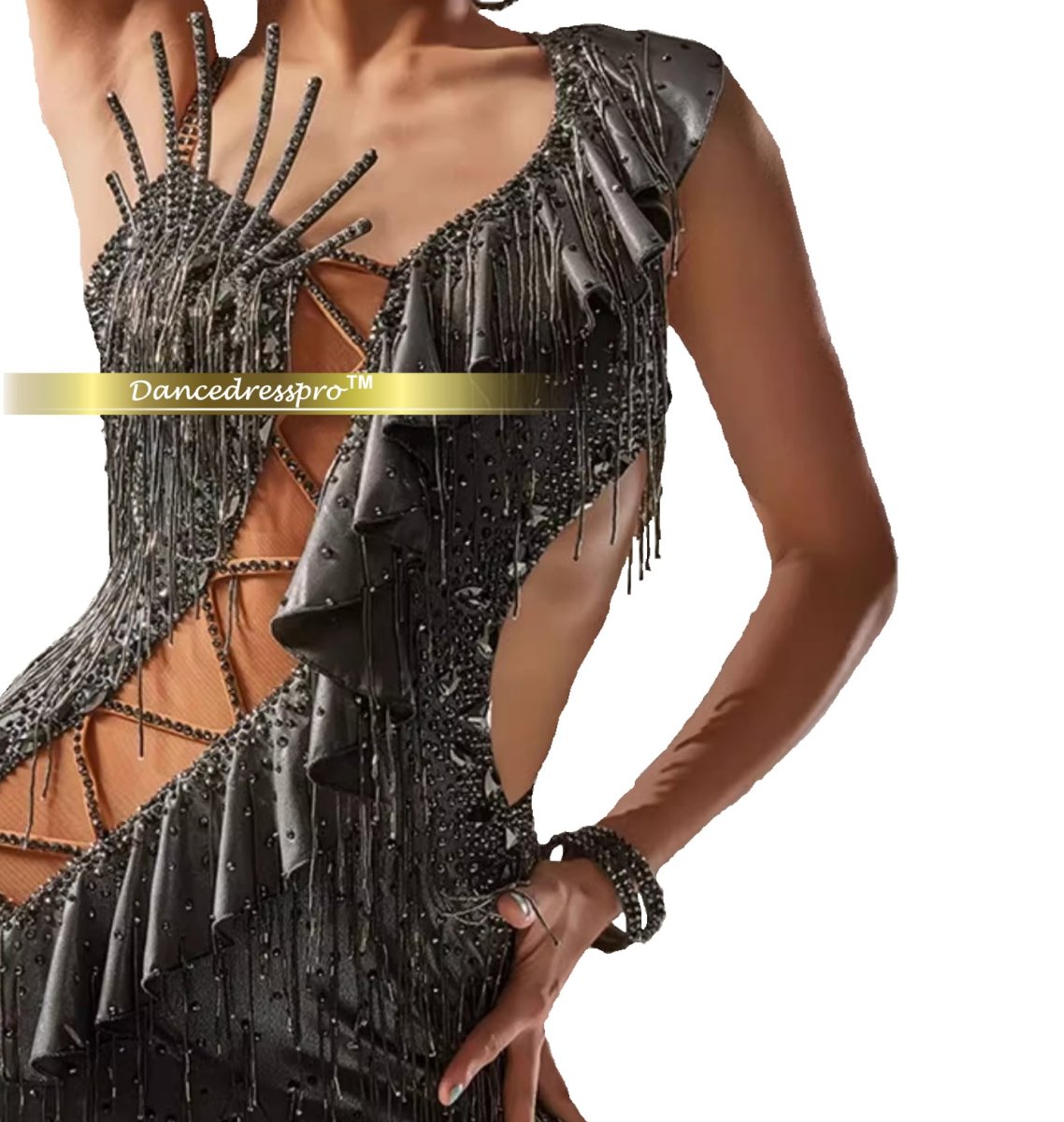 画像4: 社交ダンス ラテンドレス 3248タイプ (4)