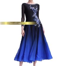 画像1: 社交ダンス モダンドレス 3252タイプ (1)