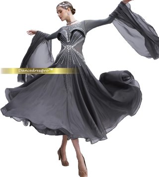 社交ダンス用オーダードレス M位 garuda shop 社交ダンスドレス スタンダードドレス モダンドレス