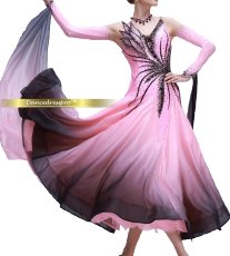 画像1: 社交ダンス モダンドレス 3258タイプ (1)