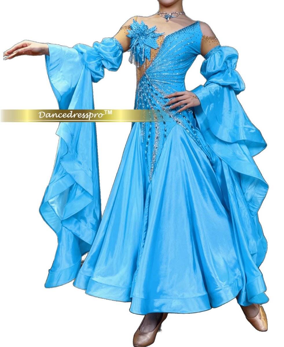 画像1: 社交ダンス モダンドレス 3280タイプ (1)