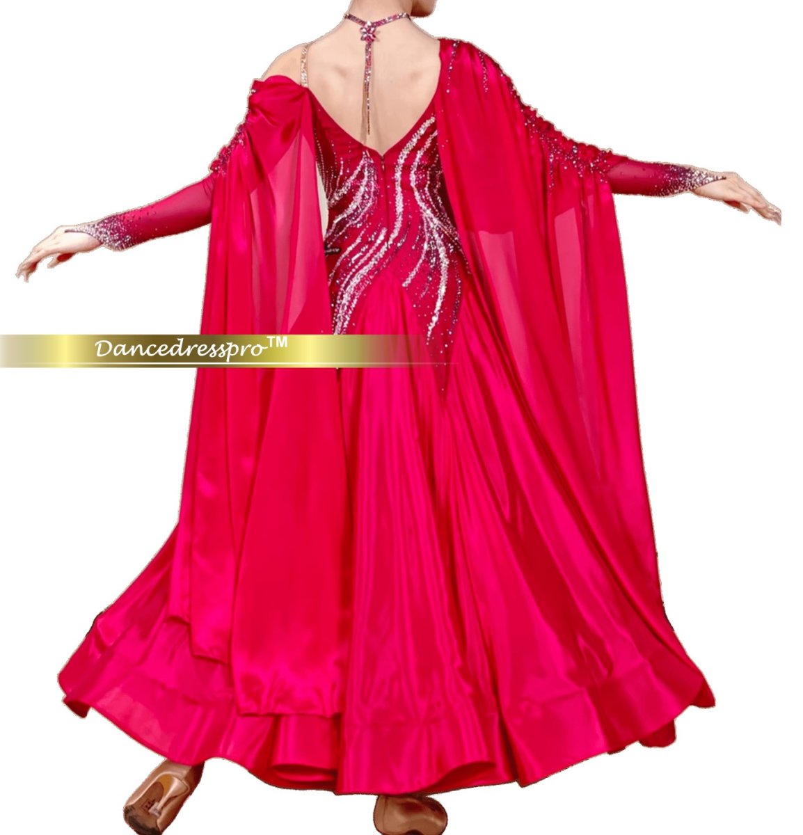 画像2: 社交ダンス モダンドレス 3281タイプ (2)