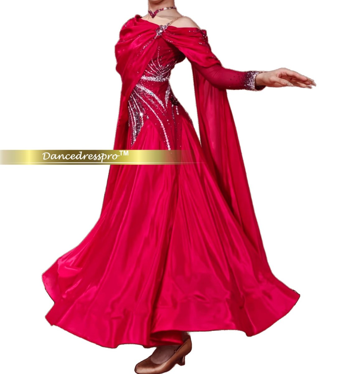 画像4: 社交ダンス モダンドレス 3281タイプ (4)