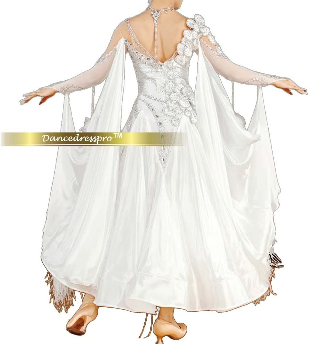 画像2: 社交ダンス モダンドレス 3282タイプ (2)