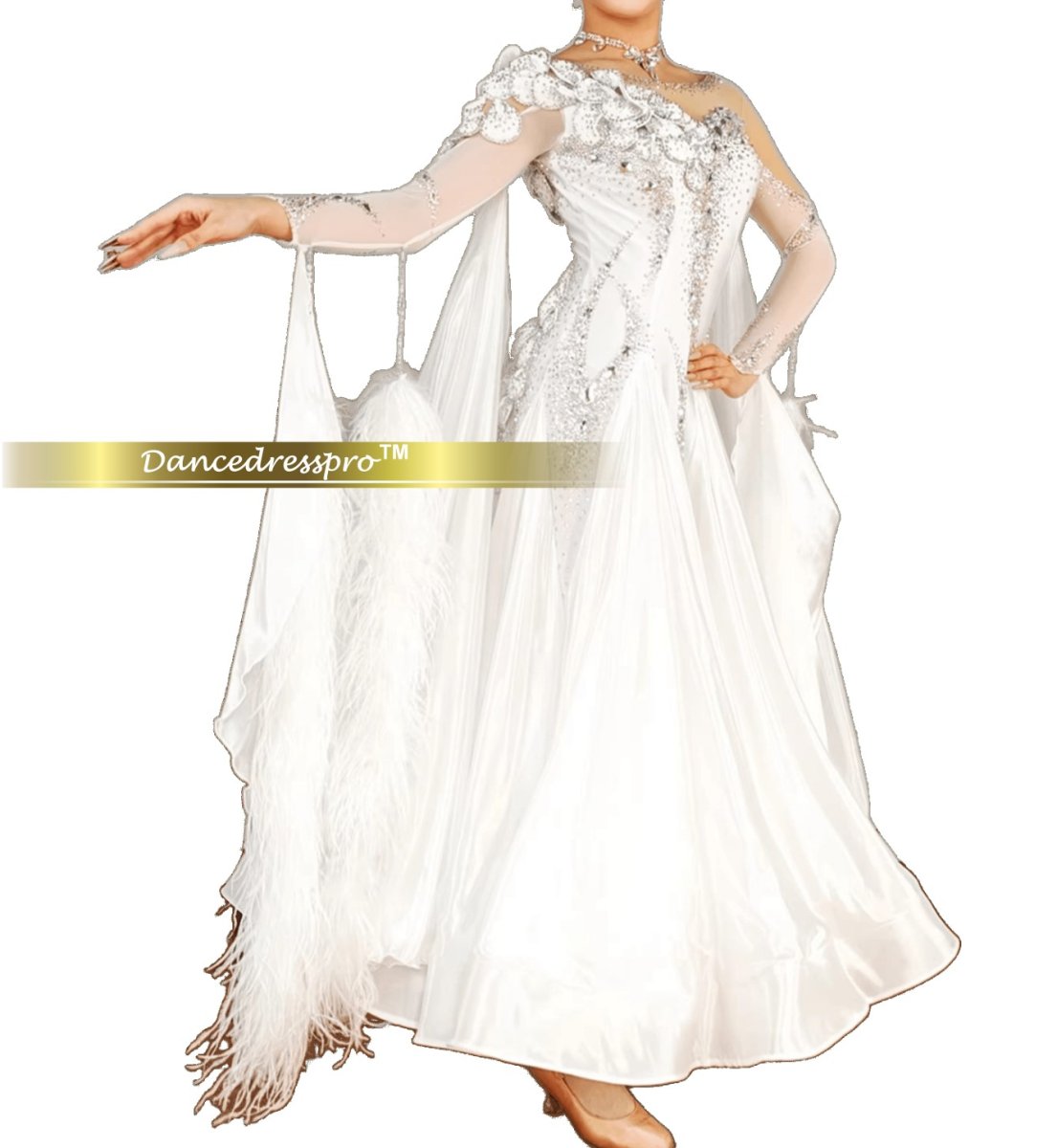 画像4: 社交ダンス モダンドレス 3282タイプ (4)