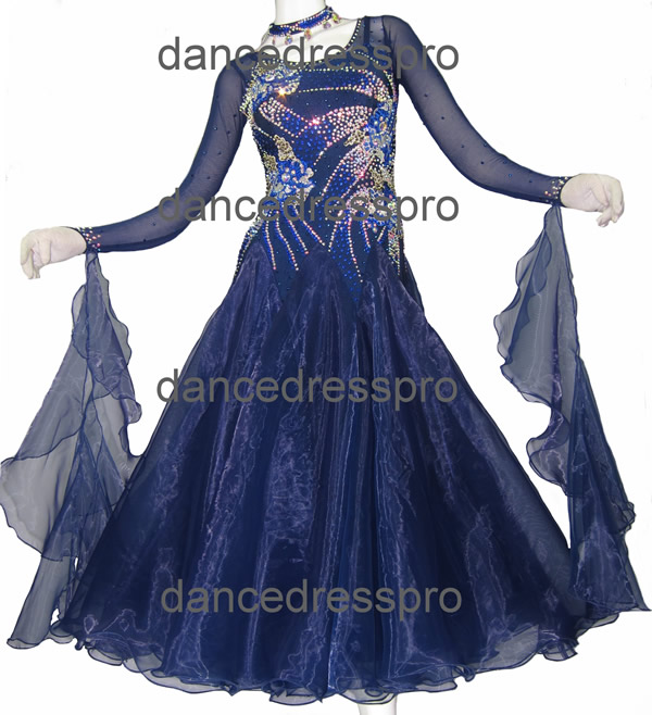 社交ダンス用スタンダードドレス（既成ドレス） #02871